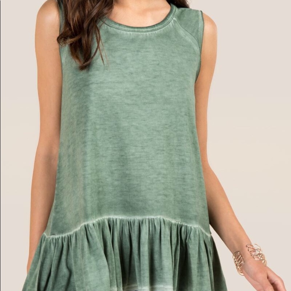 Francesca’s green tank